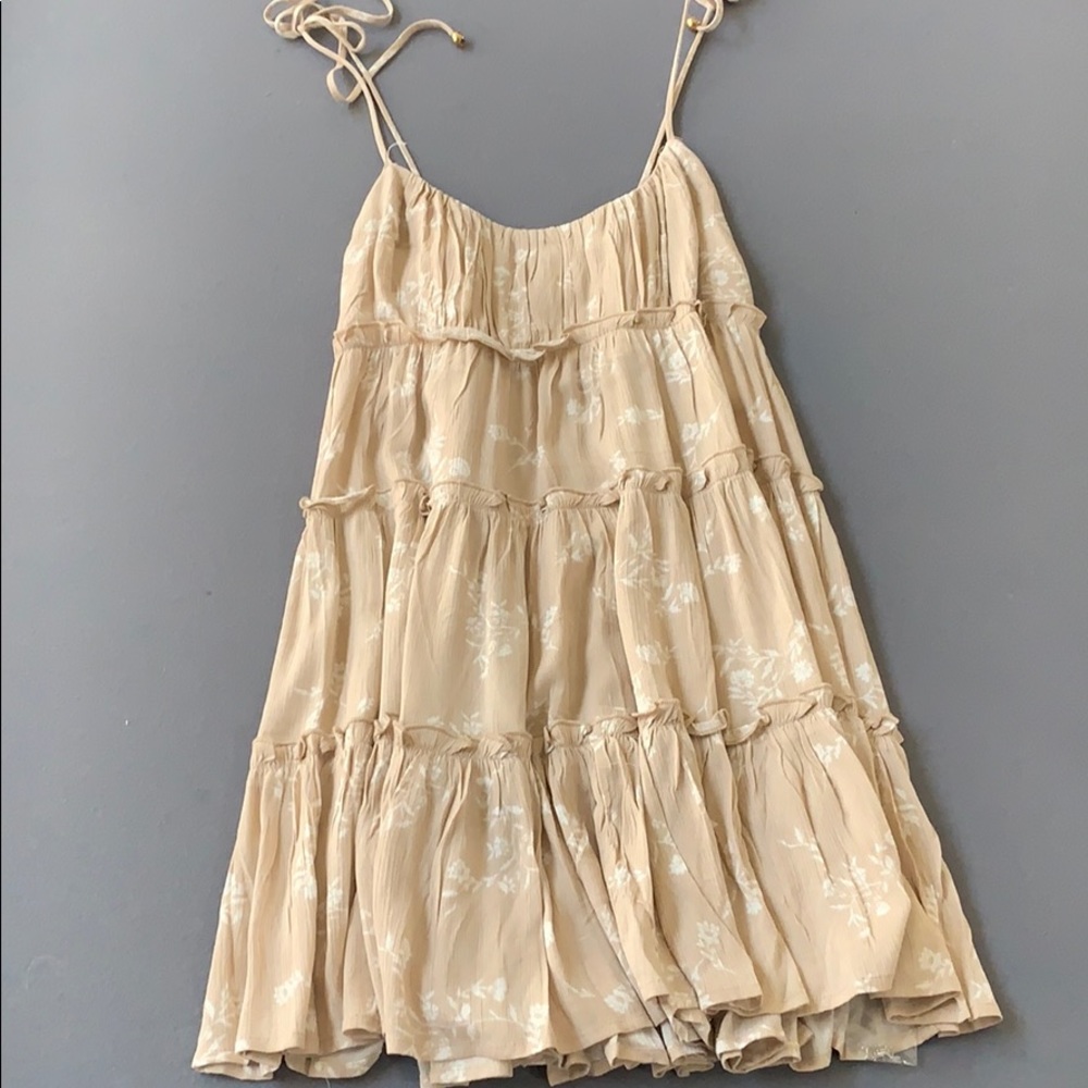 isabelle’s cabinet tan sundress